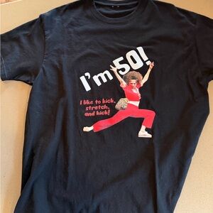 Black Graphic T-Shirt with Red and White Design XL…I’m 50!!!